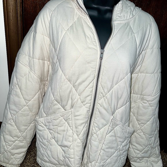 Wild Fable Quilted Hooded Zip Up Jacket - Picture 5 of 13